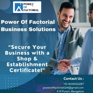 Shop Establishment certificate