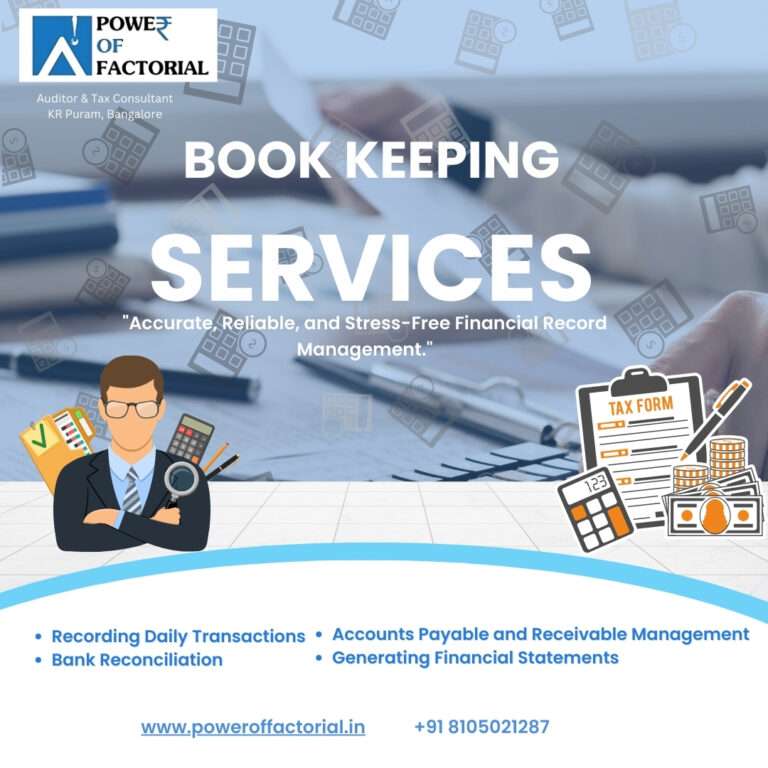 Book keeping services in KR Puram