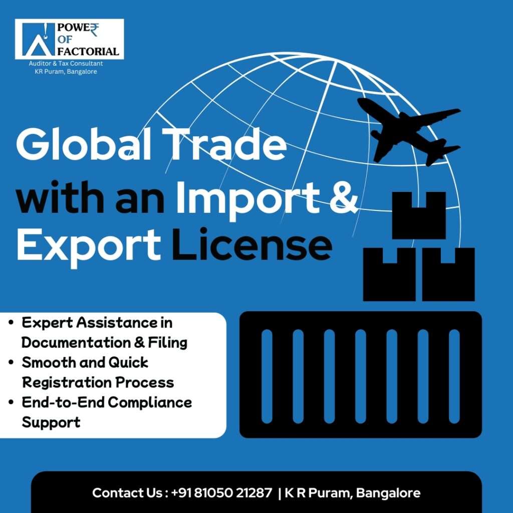 Import & export license