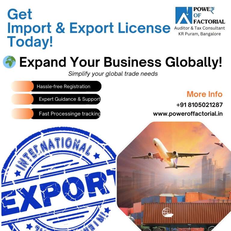 Import & Export License