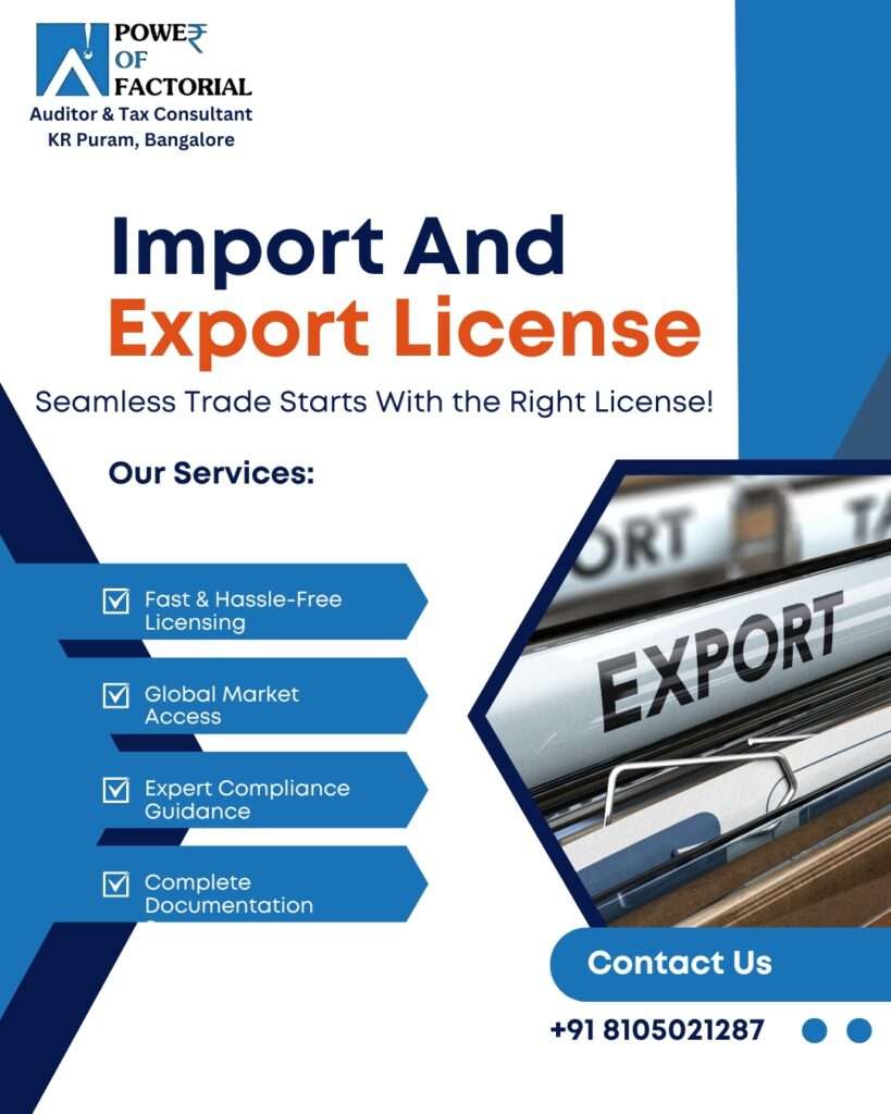 Import Export License India