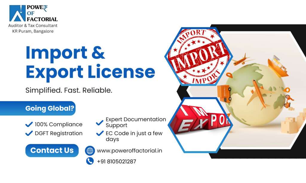 "Import and Export License"