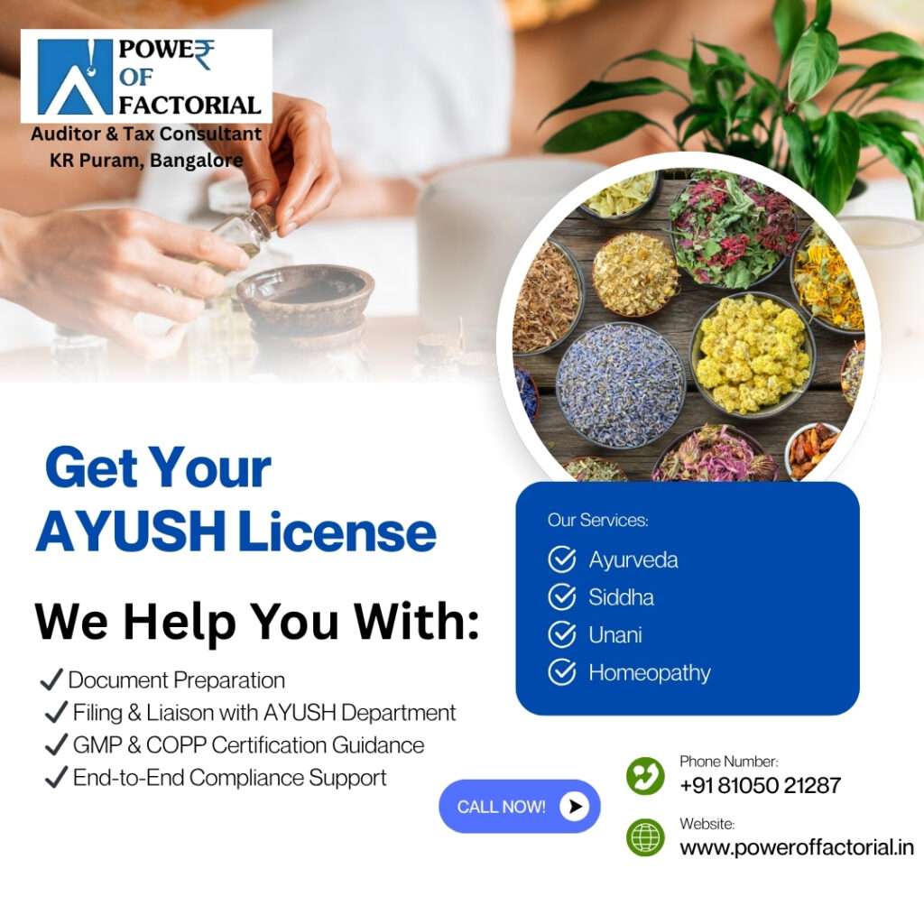 AYUSH License in India