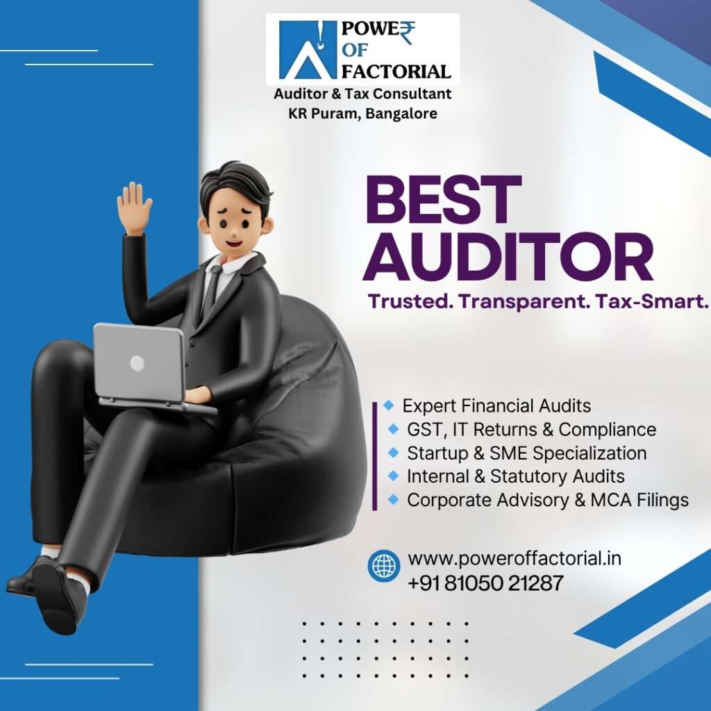 Best Auditor in Bangalore | Trusted Audit & Tax Services