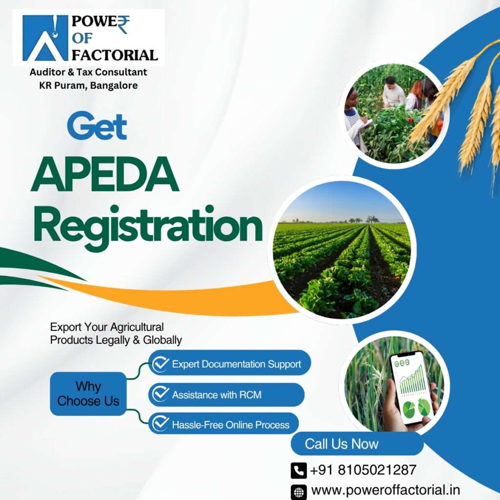 APEDA Registration in Bangalore