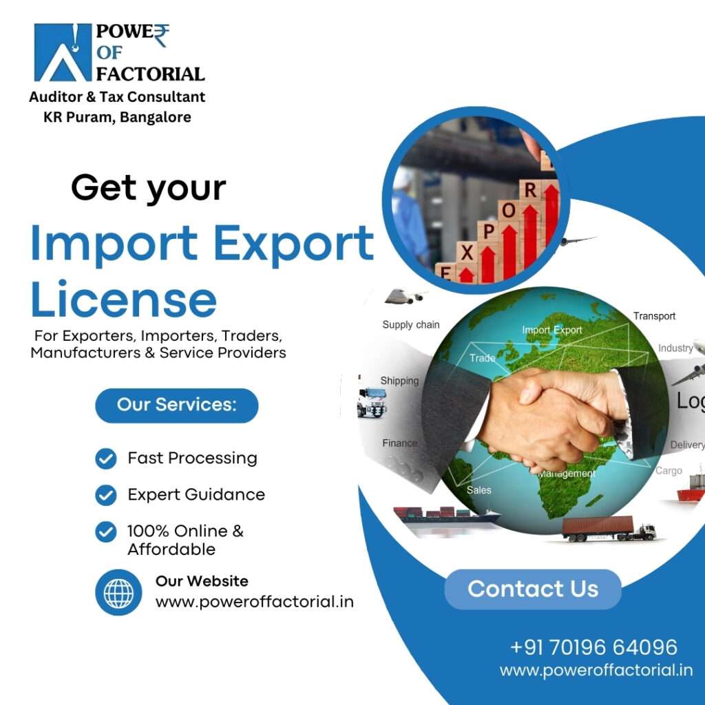 Import Export License