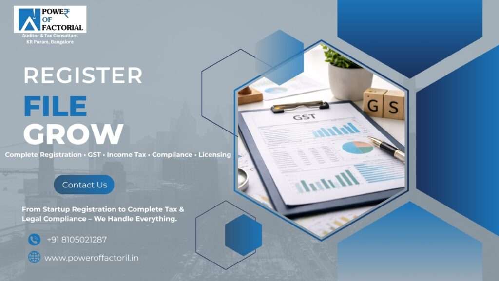 Business Registration and GST Filing in Bangalore