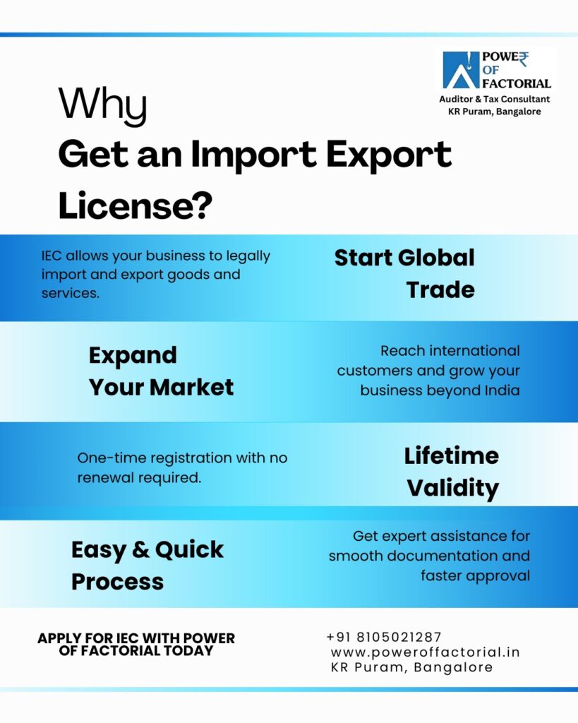 Import Export License in KR Puram Bangalore