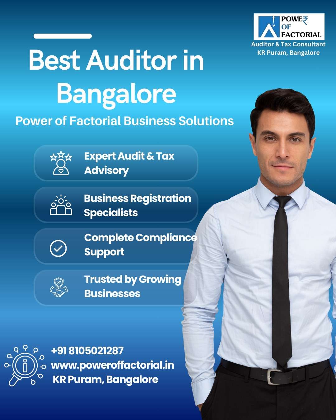 Best CA in KR Puram Bangalore | Power of Factorial